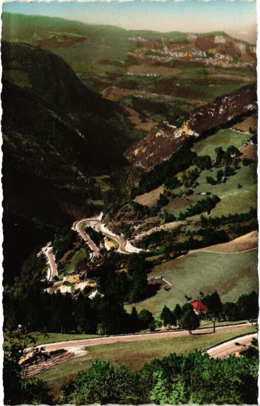 Carte postale ancienne Les Lacets de Septmoncel