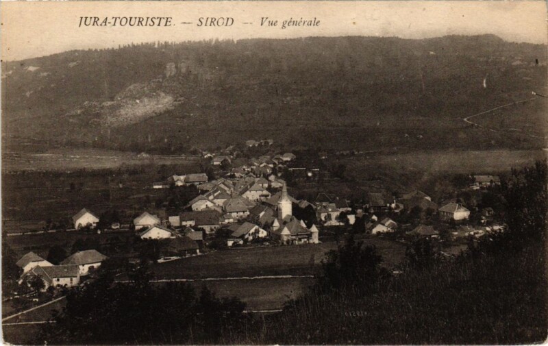 Carte postale ancienne Sirod vue generale à Sirod