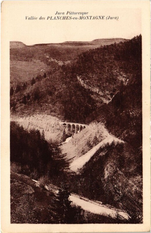 Carte postale ancienne Vallee des Planches
