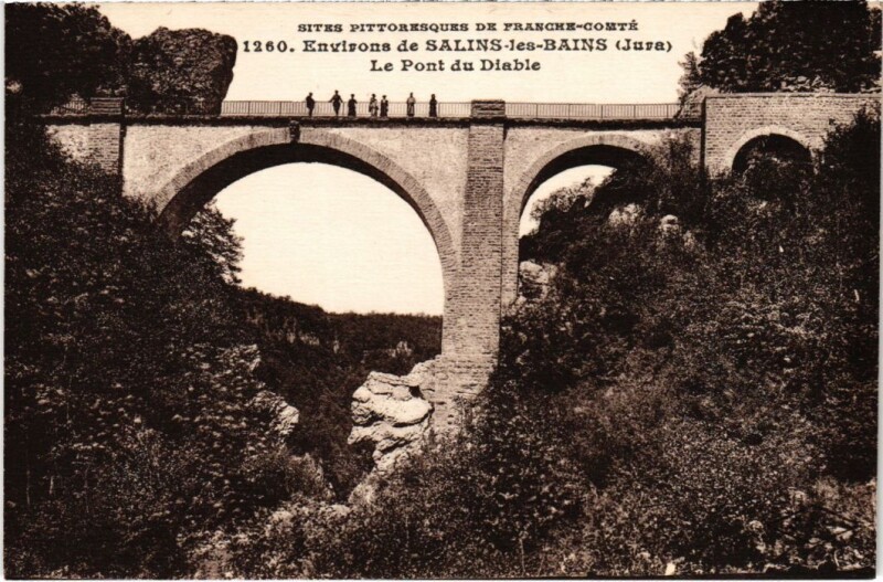 Carte postale ancienne Le Pont du Diable