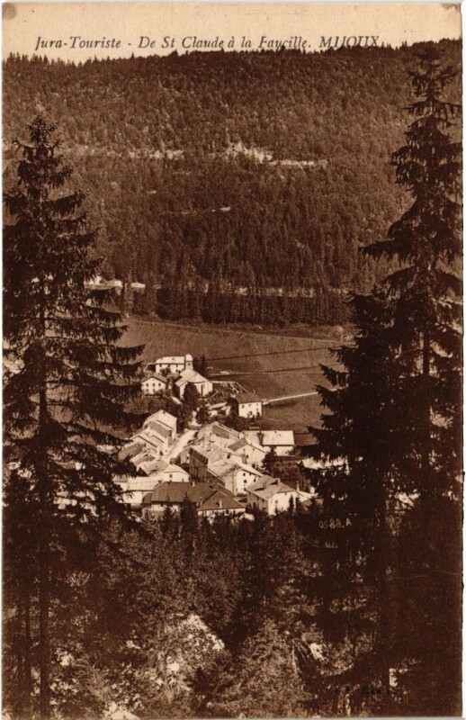 Carte postale ancienne De Saint-Claude a la Faucille à Saint-Claude