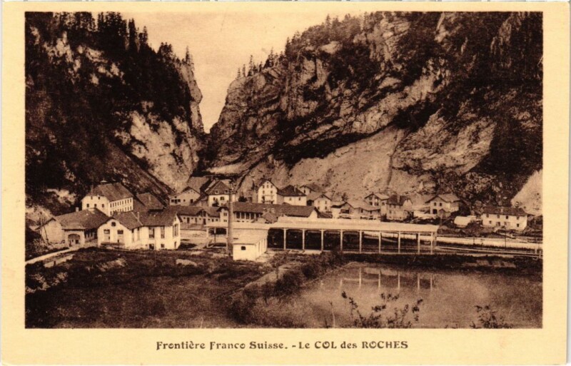 Carte postale ancienne Le Col des Roches