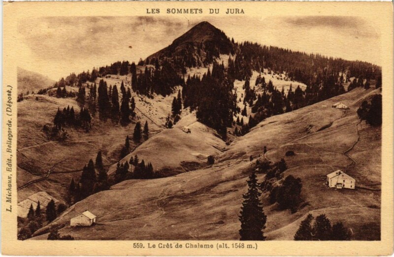 Carte postale ancienne Le Cret de Chalame