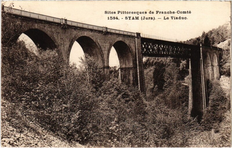 Carte postale ancienne Syam Le Viaduc