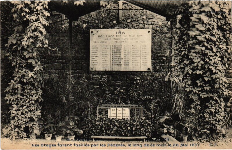 Carte postale ancienne Villa des Otages - Rue Haxo à Paris 20e