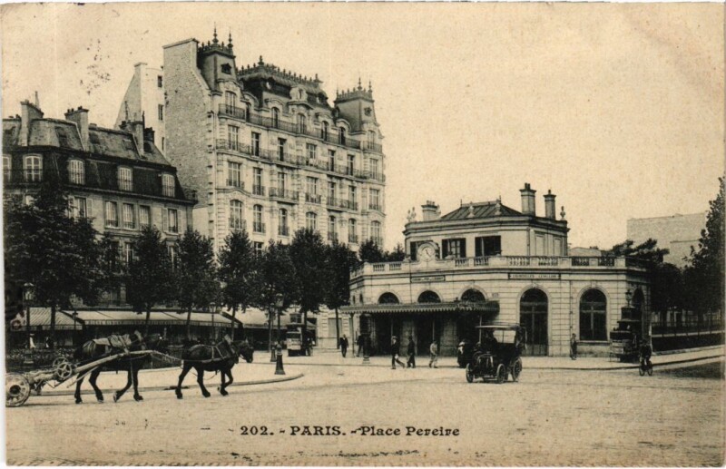 Carte postale ancienne Place Pereire à Paris 17e