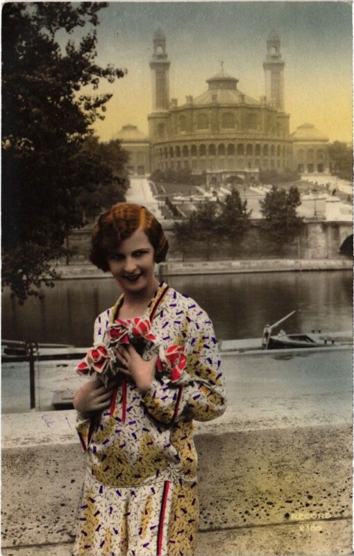 Carte postale ancienne Le Trocadéro à Paris 7e