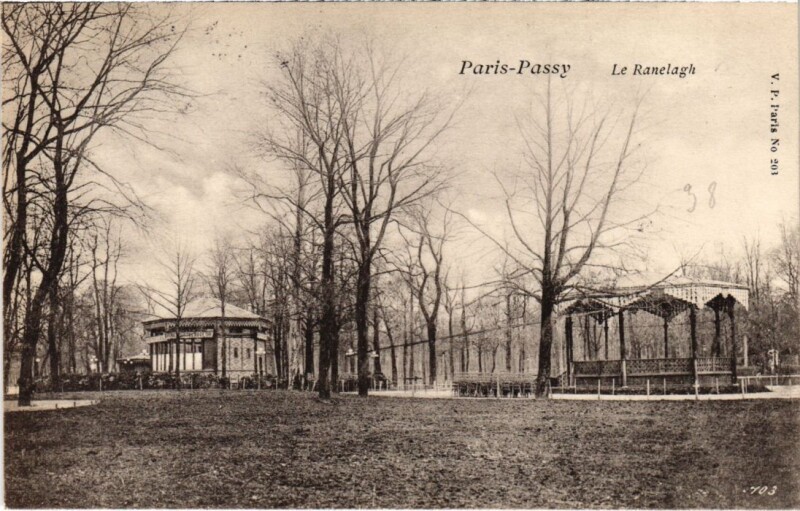 Carte postale ancienne Le Ranelagh à Paris 16e