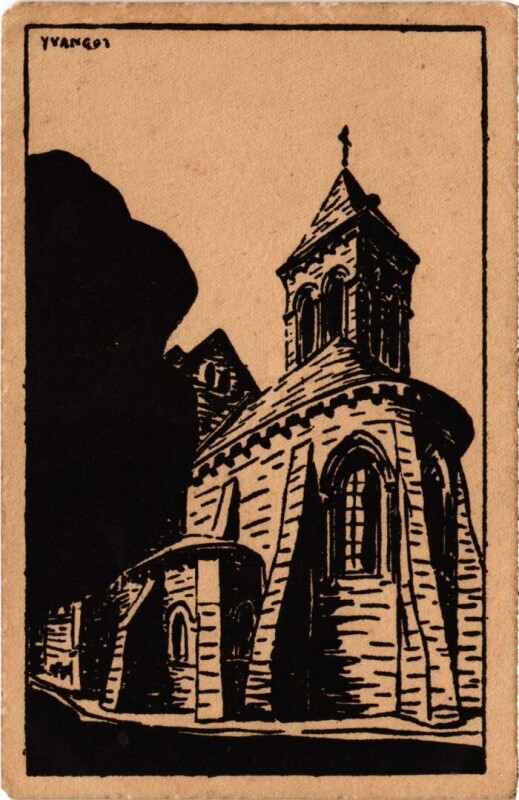 Carte postale ancienne Saint-Pierre de Montmartre à Paris 18e