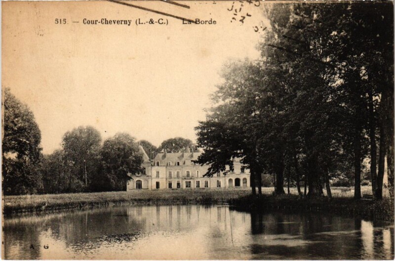 Carte postale ancienne Cheverny La Borde France à Cheverny