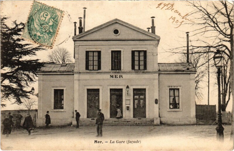 Carte postale ancienne Mer La Gare France