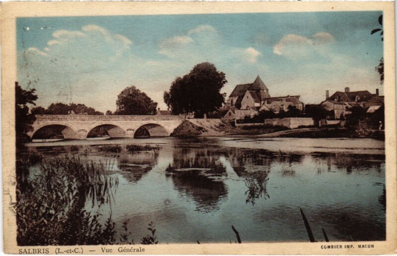 Carte postale ancienne Salbris Vue Generale France à Salbris