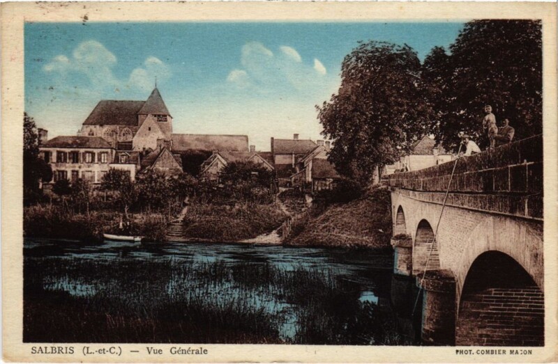 Carte postale ancienne Salbris Vue Generale France à Salbris
