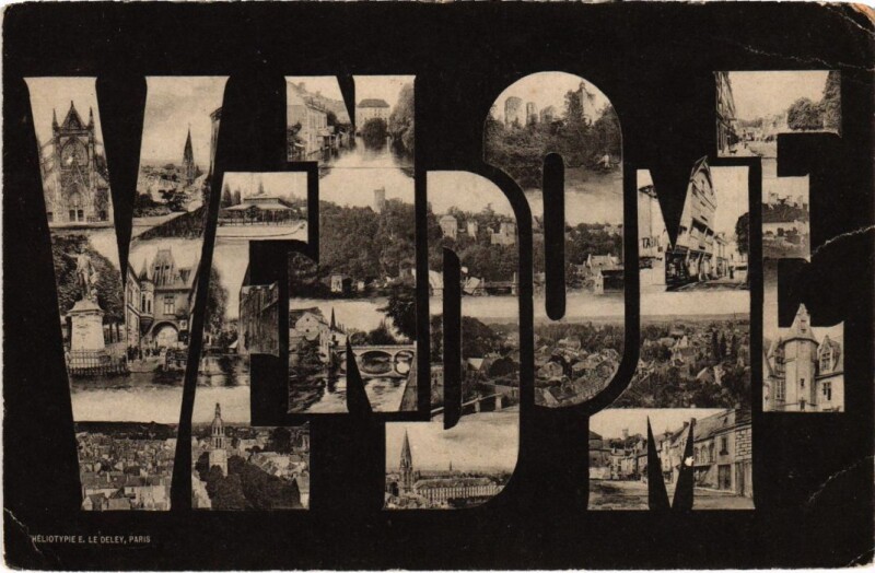 Carte postale ancienne Souvenir de Vendome France