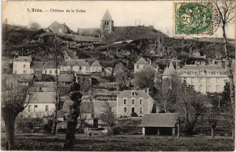 Carte postale ancienne Troo Chateau de la Voute France