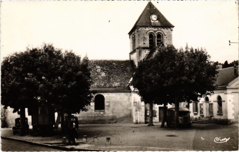 Carte postale ancienne St.Georges sur Cher L'Eglise France