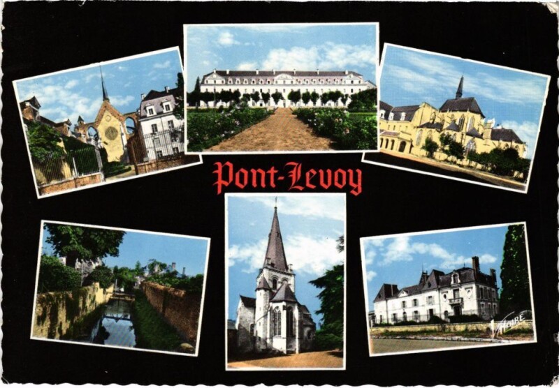 Carte postale ancienne Souvenir de Pont-Levoy France