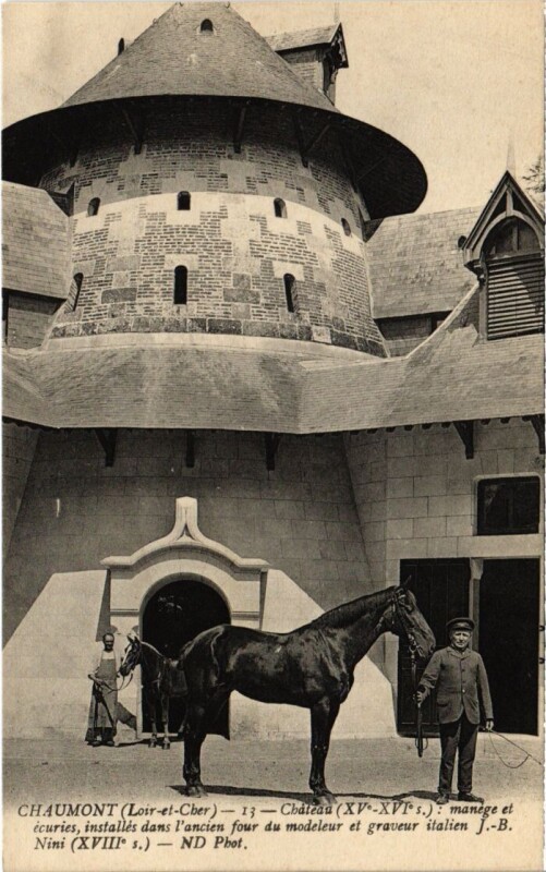 Carte postale ancienne Chaumont Chateau France