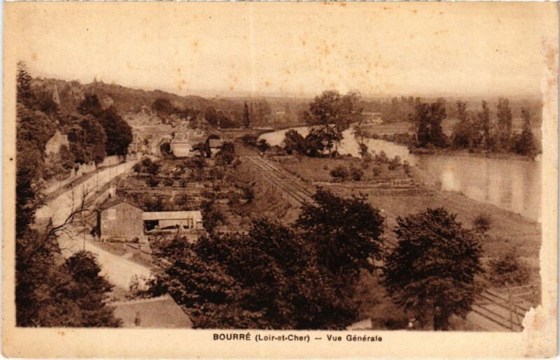 Carte postale ancienne Bourre Vue Generale France