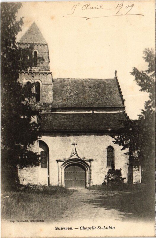 Carte postale ancienne Suevres Chapelle St.Lubin France