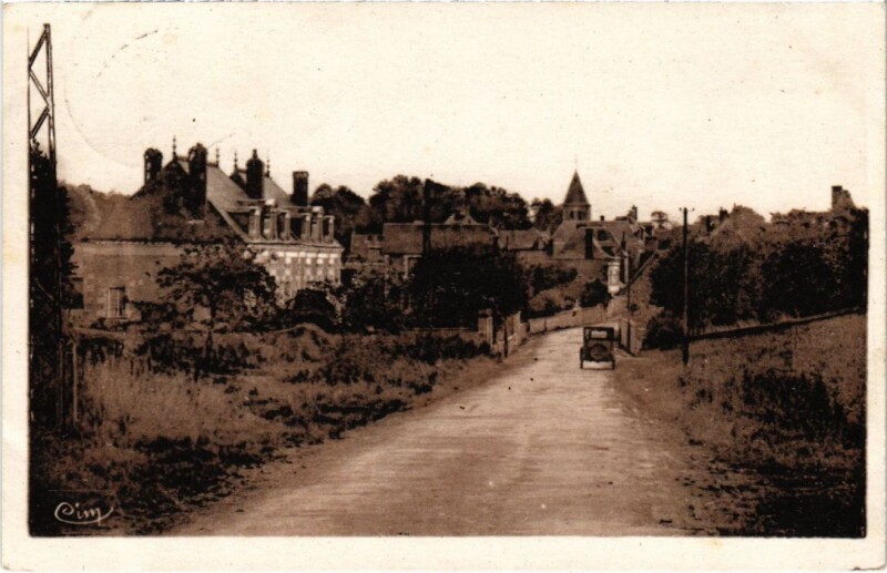 Carte postale ancienne Vallieres-les-Grandes Vue Generale France