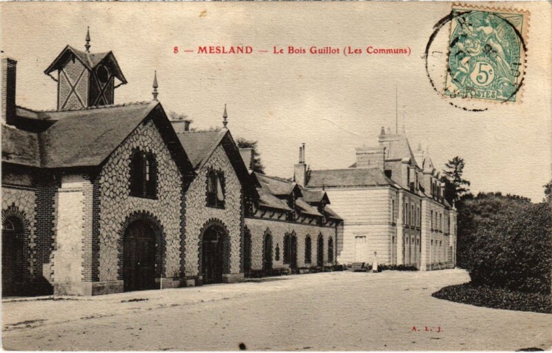 Carte postale ancienne Mesland Le Bois Guillot France à Mesland