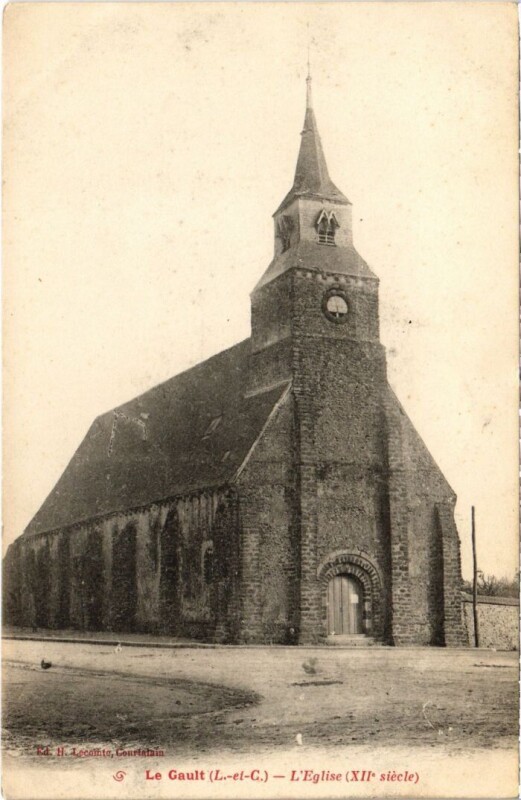 Carte postale ancienne Le Gault L'Eglise France