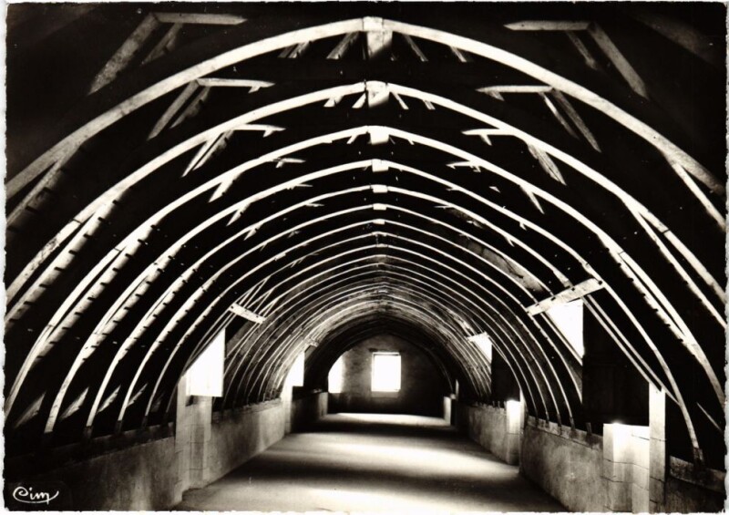 Carte postale ancienne Fougeres s Bievre Combles du Chateau France