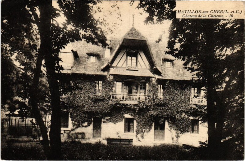 Carte postale ancienne Chatillon sur Cher Chateau de la Cheteuse France