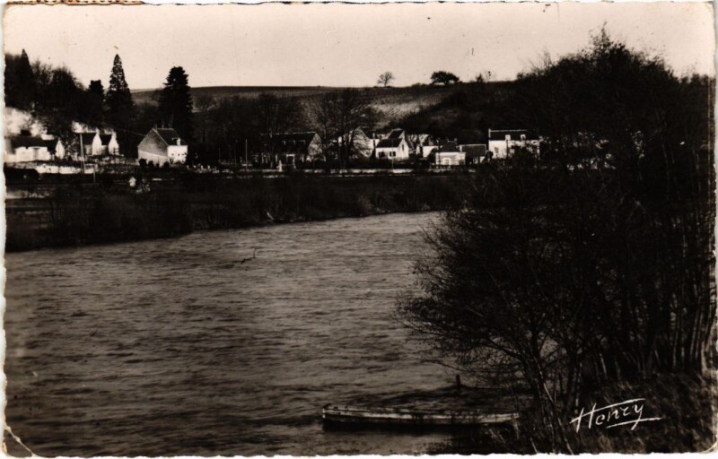 Carte postale ancienne Ange Vue sur le Cher France
