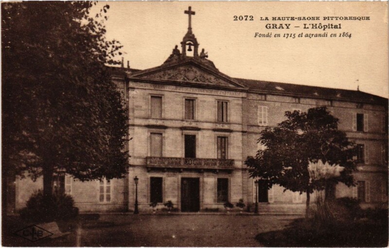 Carte postale ancienne Gray l'Hopital