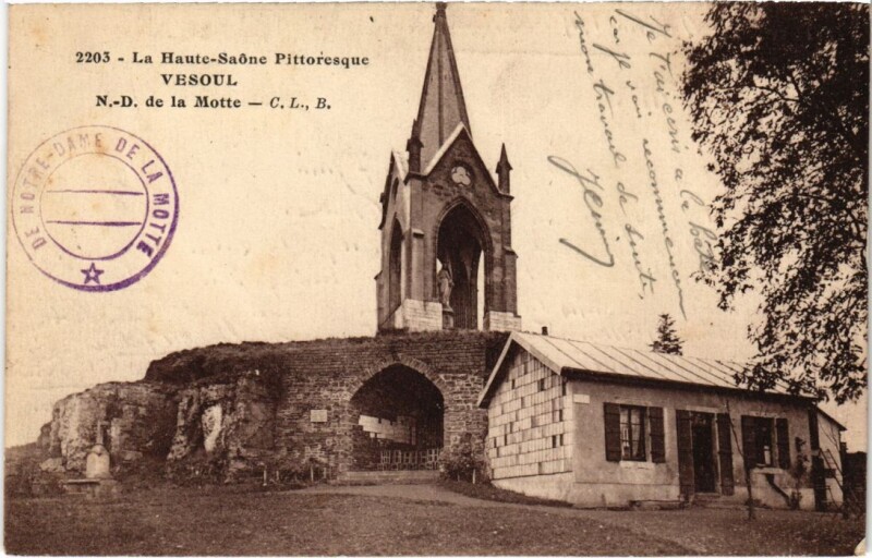 Carte postale ancienne Vesoul Notre-Dame de la Motte à Vesoul
