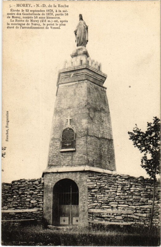 Carte postale ancienne Morey Notre-Dame de la Roche