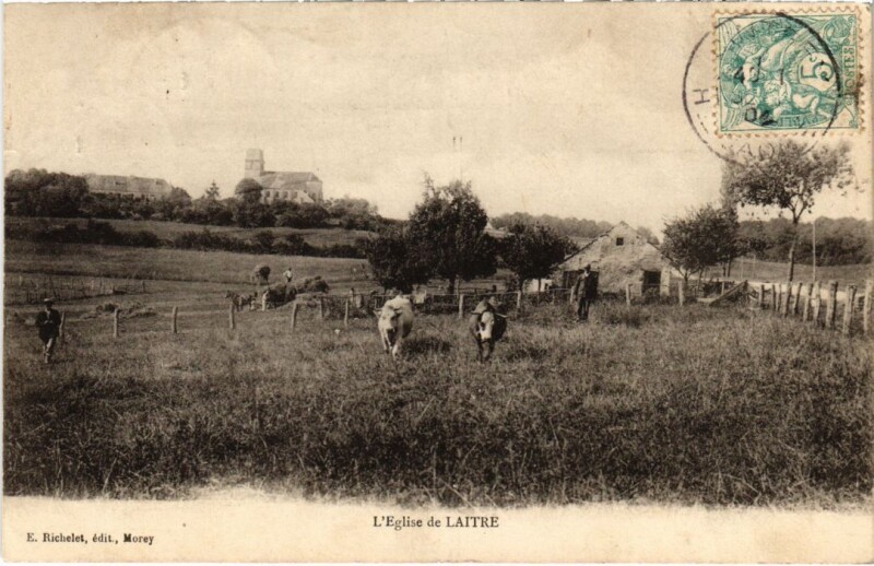 Carte postale ancienne Laitre l'Eglise