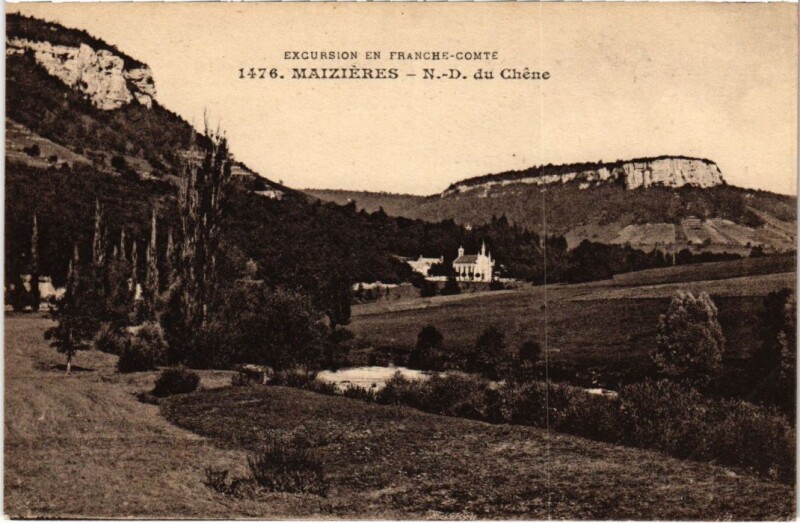 Carte postale ancienne Maizieres Notre-Dame du Chene