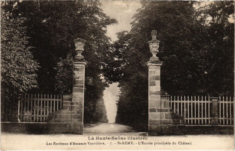 Carte postale ancienne Saint-Remy Entree du Chateau
