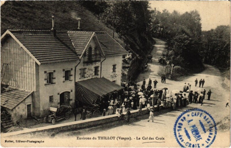 Carte postale ancienne Env. de Thillot Col des Croix