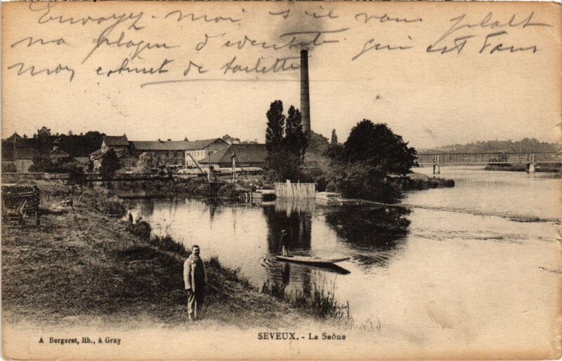 Carte postale ancienne Seveux La Saone