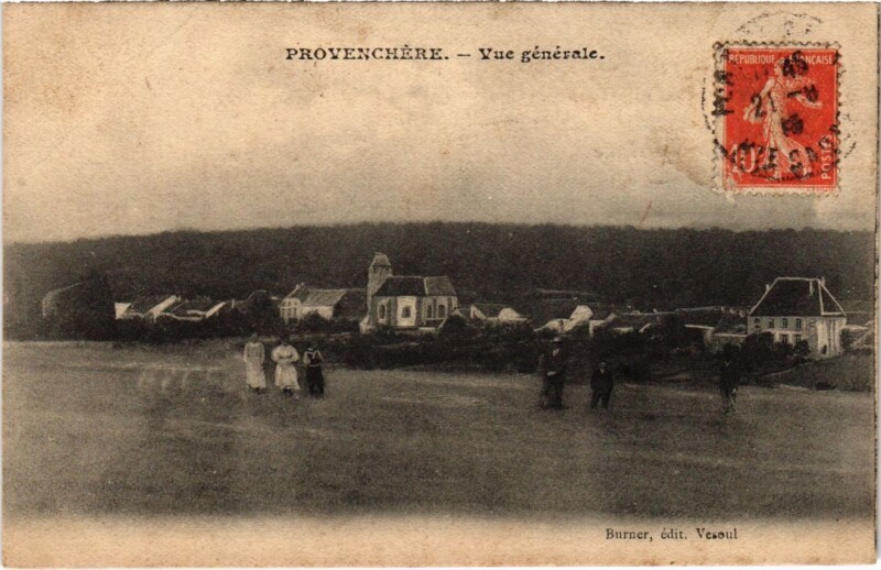Carte postale ancienne Provenchere vue generale