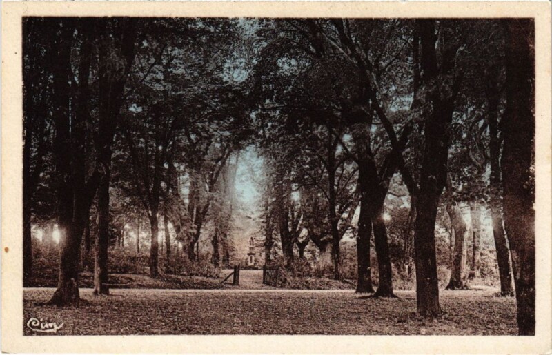 Carte postale ancienne Vauvillers Les Promenades à Vauvillers