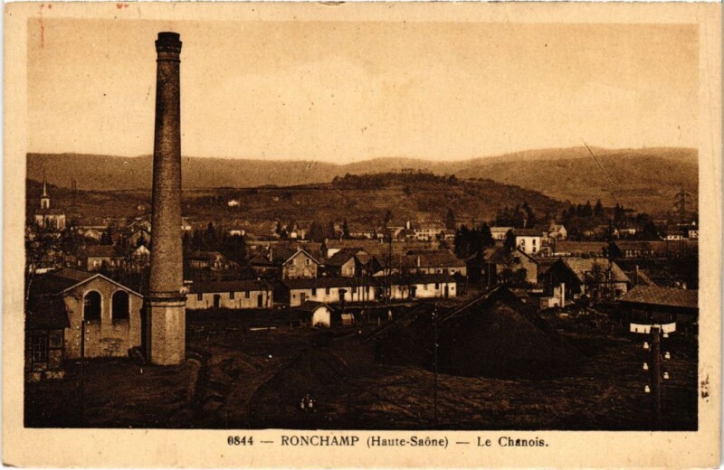 Carte postale ancienne Ronchamp Le Chanois à Ronchamp