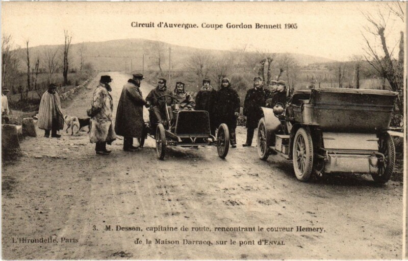 Carte postale ancienne Automobile M. Desson