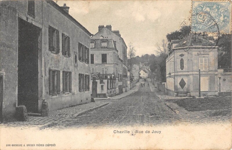 Carte postale ancienne Chaville / Rue De Jouy à Chaville