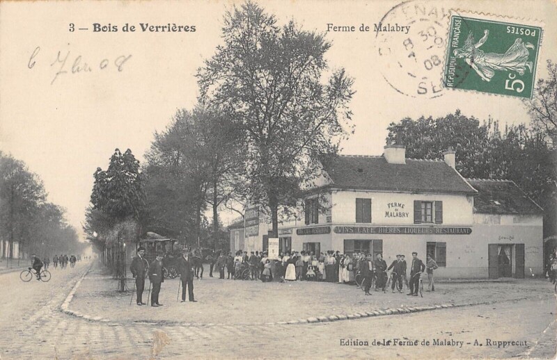 Carte postale ancienne Bois De Verrieres - Ferme De Malabry