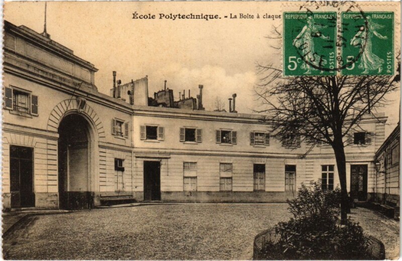 Carte postale ancienne Paris 5e Ecole Polytechnique La Boite à Paris 5e