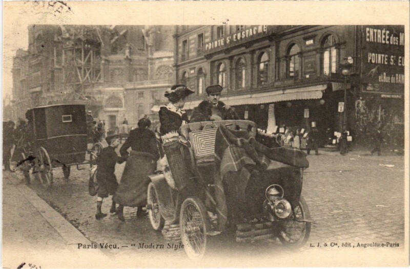 Carte postale ancienne Paris Vecu. Modern style