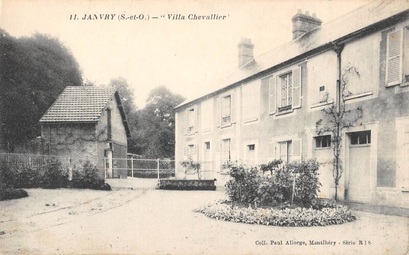 Carte postale ancienne Janvry / Villa Chevallier à Janvry
