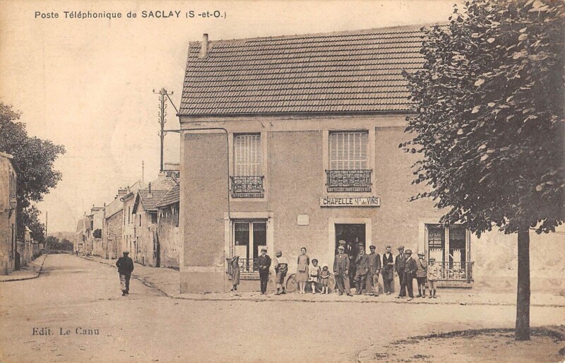 Carte postale ancienne Poste Telephonique De Saclay à Saclay