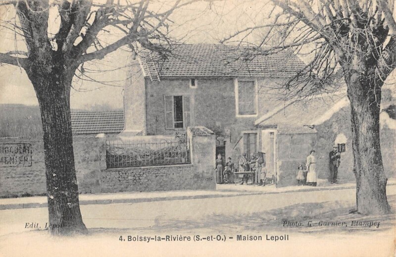 Carte postale ancienne Boissy La Riviere - Maison Lepoil