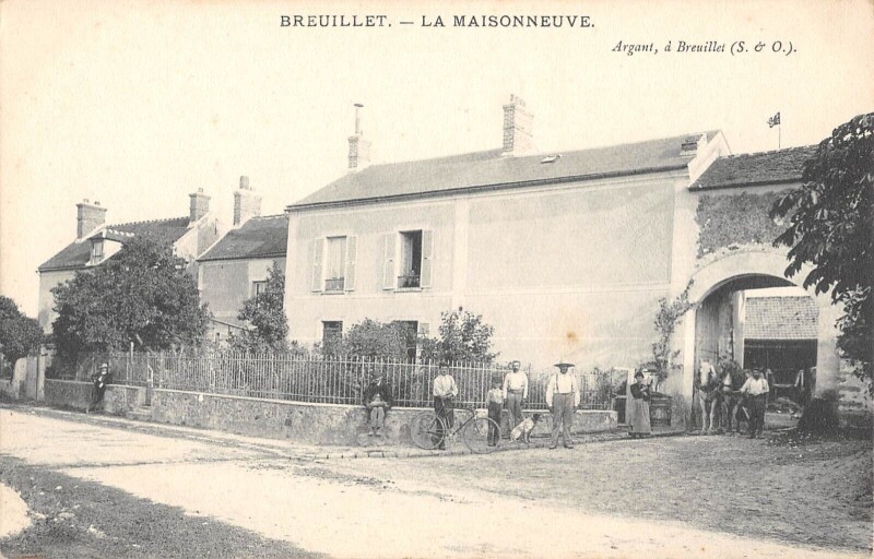 Carte postale ancienne Breuillet - La Maisonneuve à Breuillet